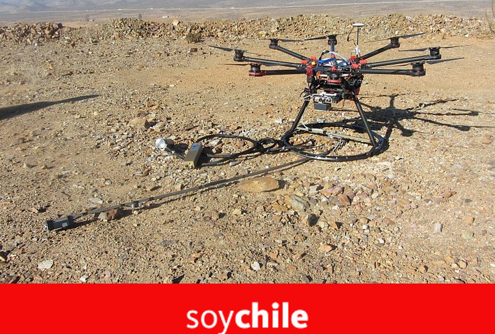 Crean un drone para identificar potenciales áreas de mineralización